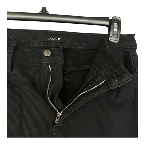 Joe’s Women’s 31 Jet Black Skinny Jeans Ankle Rocker Emo Grunge Punk Rock Casual - Picture 13 of 16